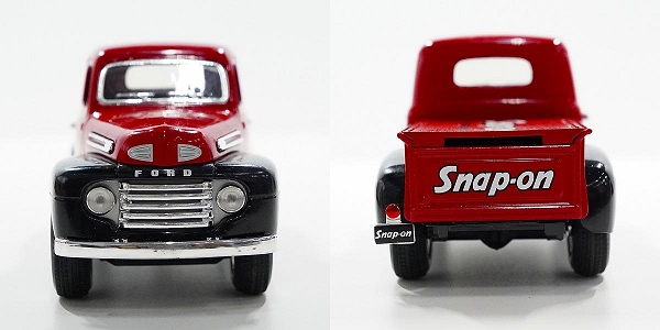 実際に弊社で買取させて頂いたSnap-on/スナップオン 1/25 1948 FORD F-1 HOT ROD PICKUP LIMITED EDITION ミニカー 貯金箱の画像 1枚目