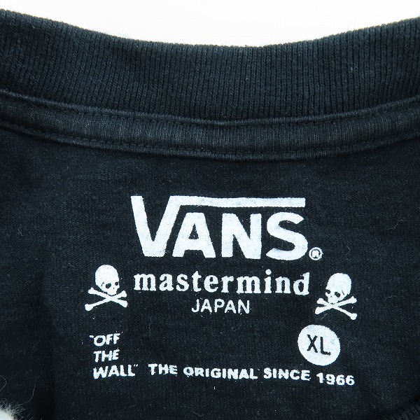 実際に弊社で買取させて頂いたVANS×mastermind JAPAN/バンズ×マスターマインドジャパン Tシャツ VA16SS-MT01MJ/XLの画像 2枚目