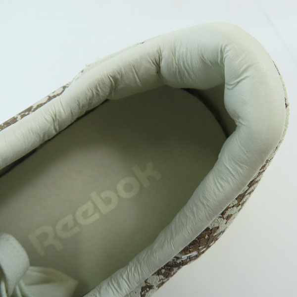 実際に弊社で買取させて頂いたReebok/リーボック Club C 85 AFF/クラブシー 85 AFF METALLICSNAKECHALK CM9622/27の画像 4枚目