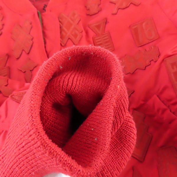 実際に弊社で買取させて頂いたMARCELO BURLON×ALPHA INDUSTRIES/マルセロバーロン×アルファ別注 MA-1 フライトジャケット XLの画像 6枚目