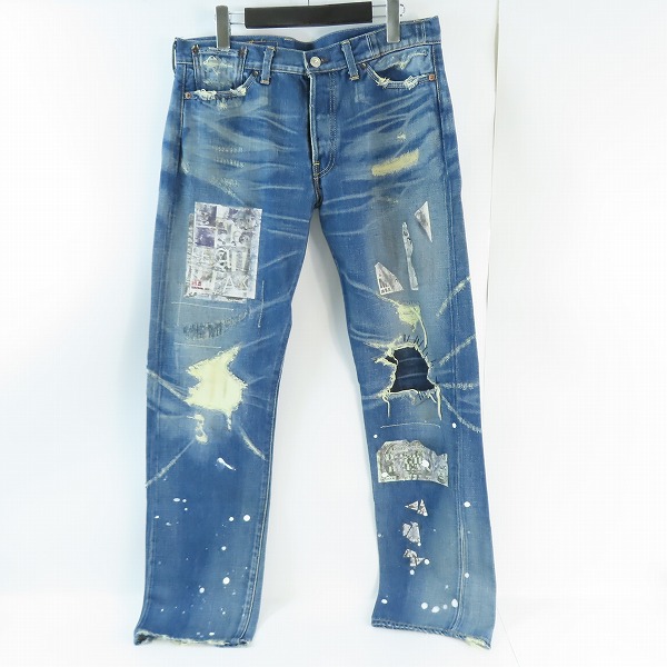 実際に弊社で買取させて頂いたLevi's/リーバイス VINTAGE CLOTHING 501XX 1966モデル SONIC CRUSH/ソニッククラッシュ 66501-0049/W34L36