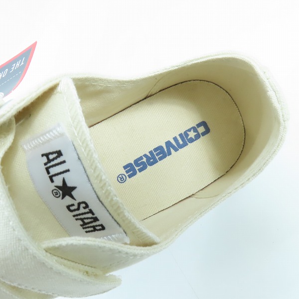 実際に弊社で買取させて頂いた【未使用】CONVERSE/コンバース ALL STAR V-3 OX 32169420/26の画像 4枚目