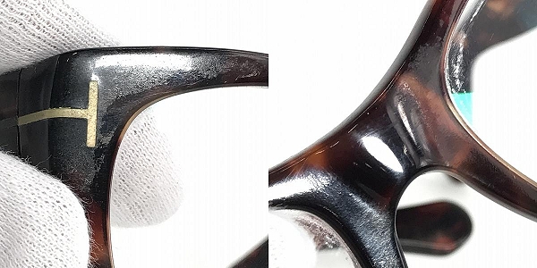 実際に弊社で買取させて頂いたTOM FORD/トムフォード 眼鏡/メガネフレーム アイウェア TF5040の画像 9枚目