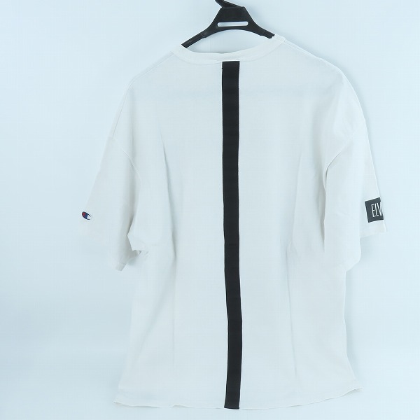 実際に弊社で買取させて頂いたELVIRA×CHAMPION/エルビラ×チャンピオン 額縁刺繍半袖Tシャツ/Lの画像 1枚目