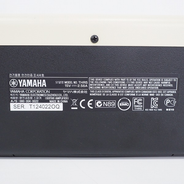 実際に弊社で買取させて頂いたYAMAHA/ヤマハ THR5 V1.02 エレキギター用 コンボアンプ ギターアンプ【簡易動作確認済】 の画像 7枚目