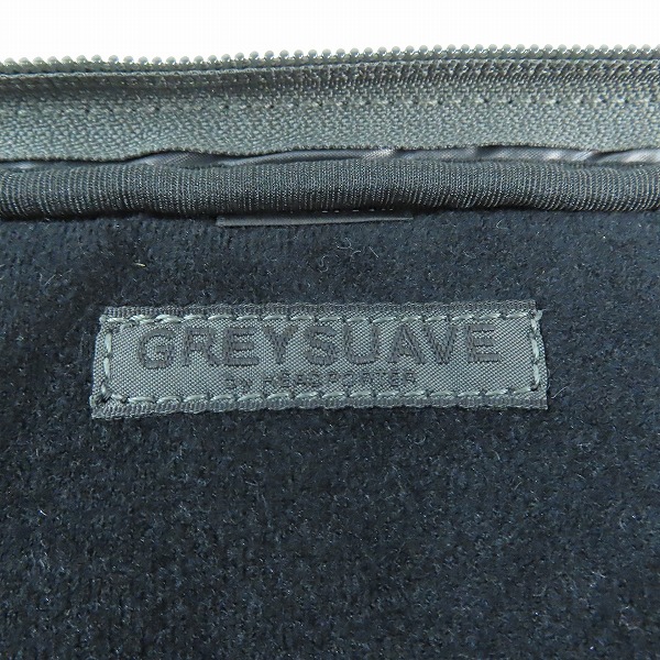 実際に弊社で買取させて頂いたHEAD PORTER/ヘッドポーター GREYSUAVE クラッチバッグの画像 5枚目