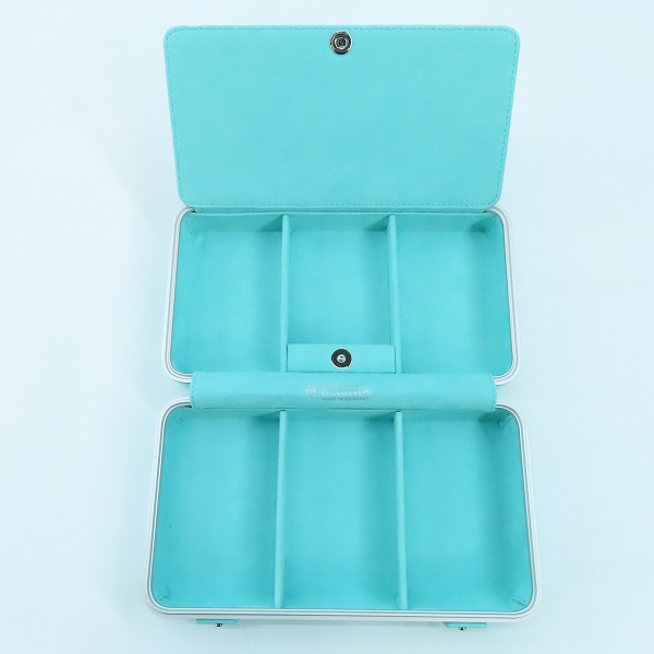 実際に弊社で買取させて頂いたRIMOWA×Tiffany&Co./リモワ×ティファニー ジュエリー ケース トラベルケースの画像 5枚目