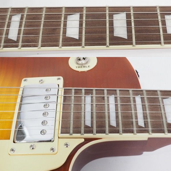 実際に弊社で買取させて頂いた★【美品】Blitz By Aria Pro Ⅱ/ブリッツ Leopard レスポールスタンダードType セットネック エレキギター ケース付の画像 4枚目