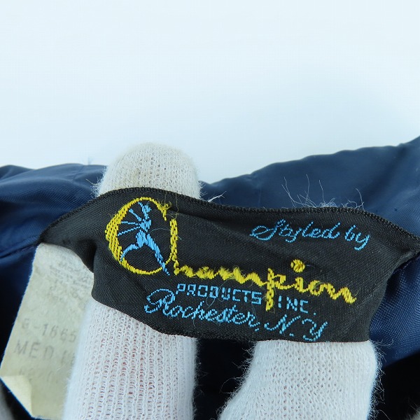 実際に弊社で買取させて頂いたchampion/チャンピオン ランタグ GOOD COUNSEL FALCONS コーチジャケット/Mの画像 2枚目