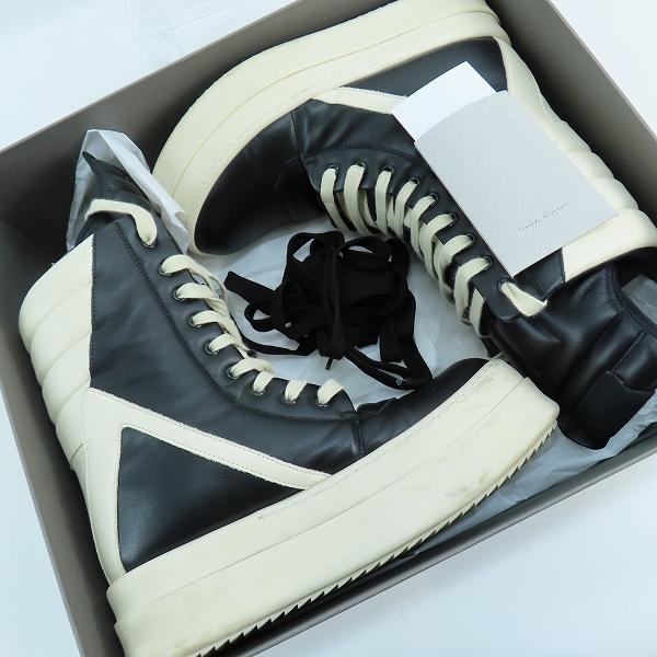 実際に弊社で買取させて頂いたRick Owens/リックオウエンス MEGA GEOBASKET/メガジオバスケット RU02D6855/42の画像 8枚目