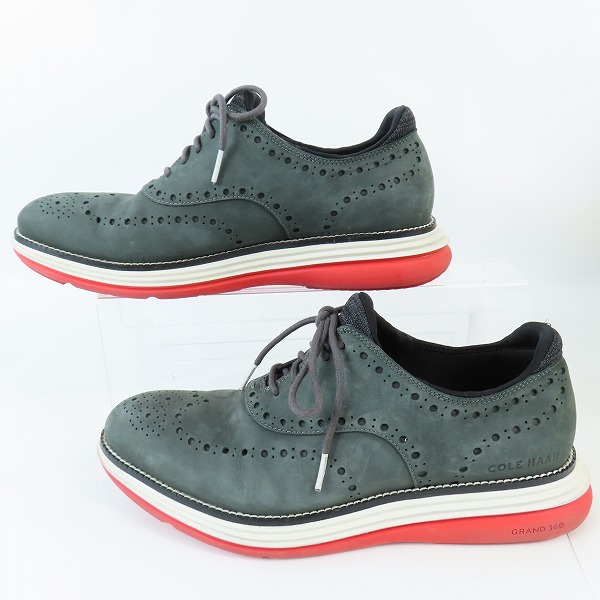 実際に弊社で買取させて頂いたCOLE HAAN/コールハーン ORIGINAL GRAND/オリジナルグランド ウィングチップ オックスフォード シューズ C32069/8.5Mの画像 3枚目