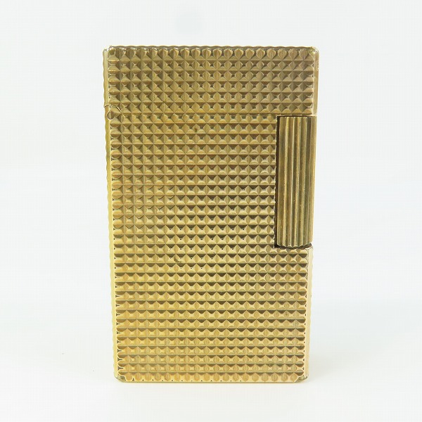 実際に弊社で買取させて頂いたS.T.Dupont/デュポン ライン 1L ガスライター ゴールド