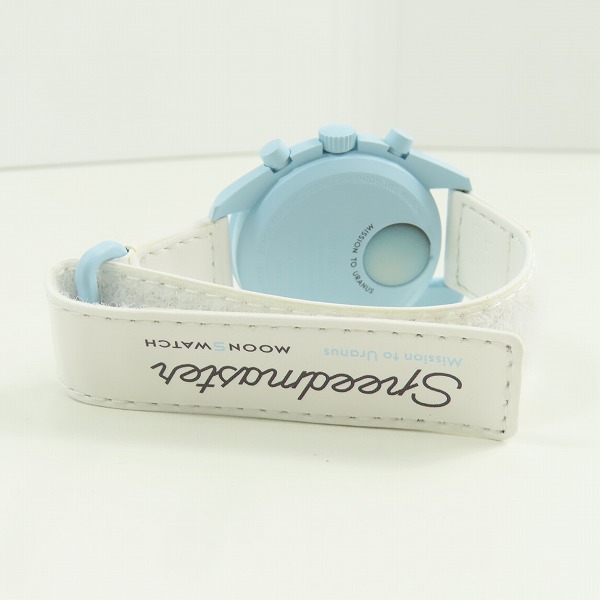 実際に弊社で買取させて頂いたOMEGA×SWATCH/オメガ×スウォッチ スピードマスター MISSION TO URANUS 腕時計 SO33L100の画像 2枚目