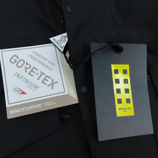 実際に弊社で買取させて頂いた【未使用/JPタグ】MONCLER GENIUS×HYKE/モンクレール×ハイク GORE-TEX INFINIUM RHONESTOCK ジャケット H209K1A00003/0 の画像 8枚目