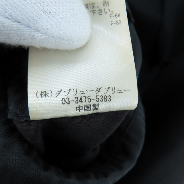 実際に弊社で買取させて頂いた【難あり】BUFFALO BOBS/バッファローボブズ レザー切り替え テーラードジャケット/3の画像 4枚目