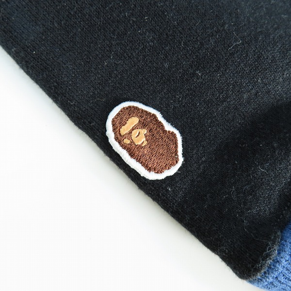 実際に弊社で買取させて頂いたA BATHING APE/アベイシングエイプ APE SHALL NEVER KILL APE ジップアップブルゾンジャケット/Lの画像 5枚目