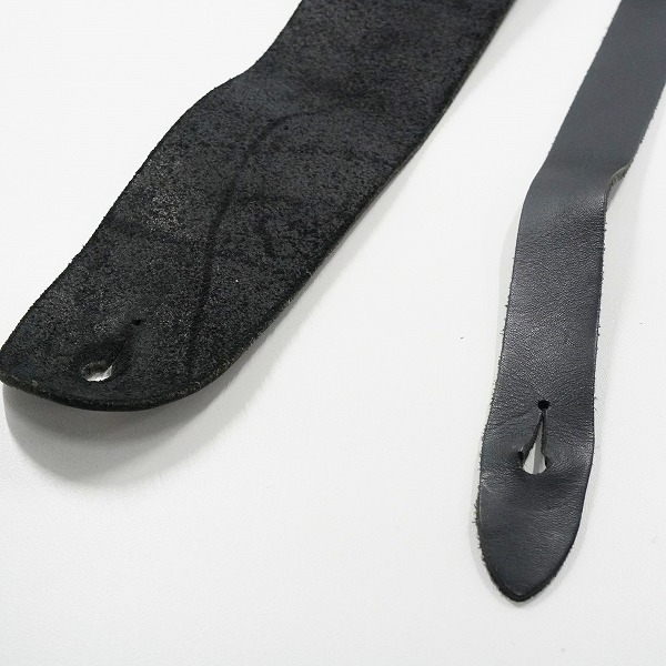 実際に弊社で買取させて頂いた【ノーブランド扱い】 レザー調 ストラップ ギターストラップ ベースストラップ ブラックの画像 3枚目