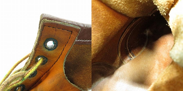 実際に弊社で買取させて頂いたREDWING/レッドウィング アイリッシュセッター 犬刻印 875/8Eの画像 9枚目