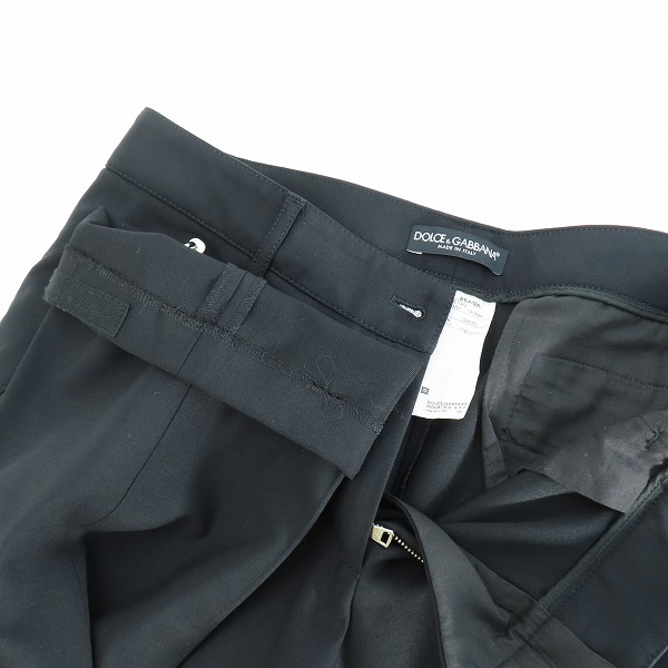 実際に弊社で買取させて頂いたDOLCE&GABBANA/ドルチェ&ガッバーナ チェーン/カデナ/鍵付き スラックス パンツ F3FWET FUBAJ/40の画像 2枚目