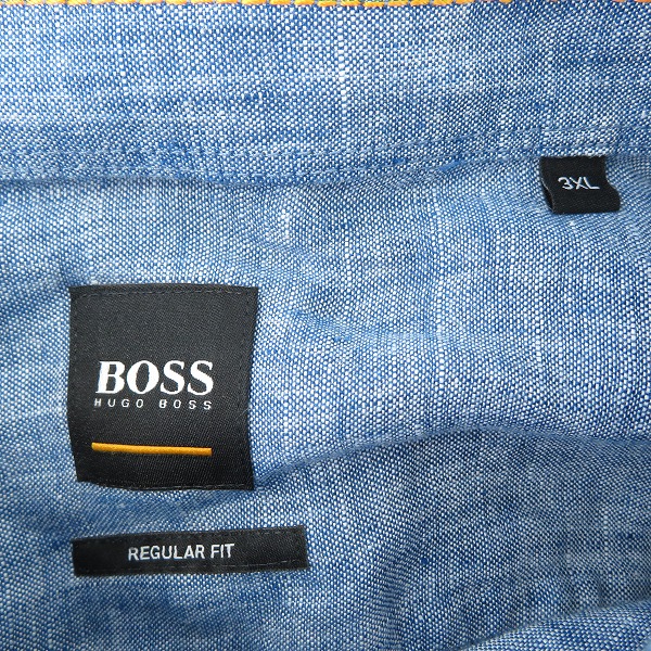 実際に弊社で買取させて頂いた【未使用】HUGO BOSS/ヒューゴボス デニム シャツ 10205280 3XLの画像 2枚目