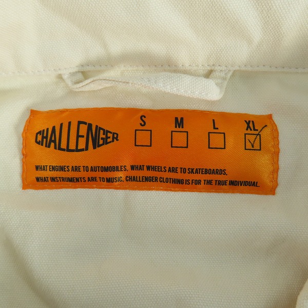実際に弊社で買取させて頂いたCHALLENGER/チャレンジャー スクリプトロゴスウィングトップ/XLの画像 2枚目