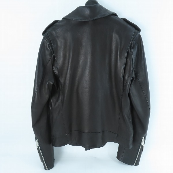 実際に弊社で買取させて頂いたGalaabenD/ガラアーベント 羊革 ダブル ライダース/Lの画像 1枚目
