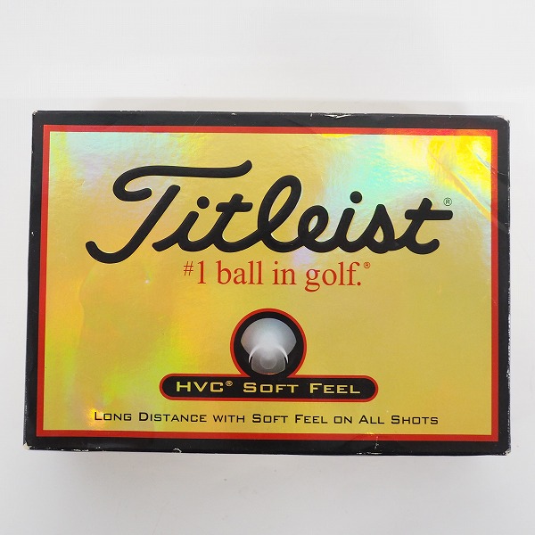 実際に弊社で買取させて頂いた【未使用】Titleist/タイトリスト HVC SOFT FEEL ゴルフボール ホワイト 1ダースの画像 2枚目