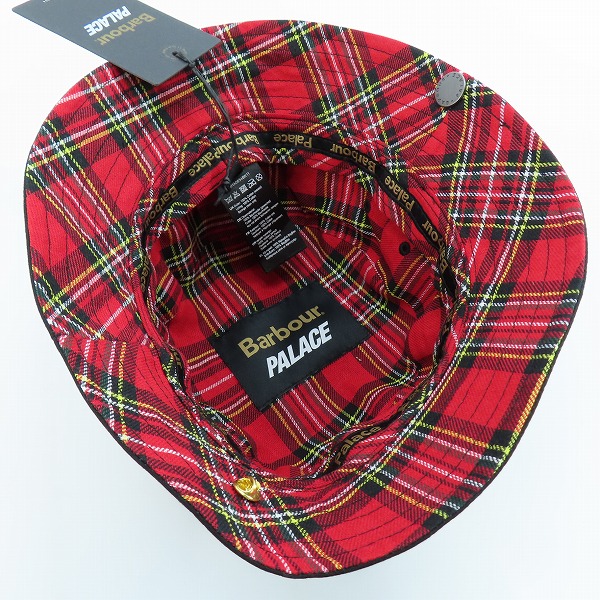 実際に弊社で買取させて頂いた【未使用】Palace Skateboards×Barbour/パレススケートボーズ×バブアー Sports Hat/スポーツハット/帽子 Mの画像 5枚目
