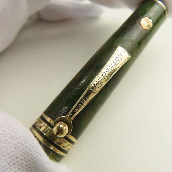 実際に弊社で買取させて頂いたEVERSHARP/エバーシャープ ヴィンテージ万年筆 マーブル柄の画像 4枚目