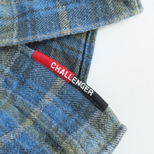 実際に弊社で買取させて頂いたCHALLENGER/チャレンジャー バッファローチェックシャツ CLG-SH 018-011/Lの画像 4枚目