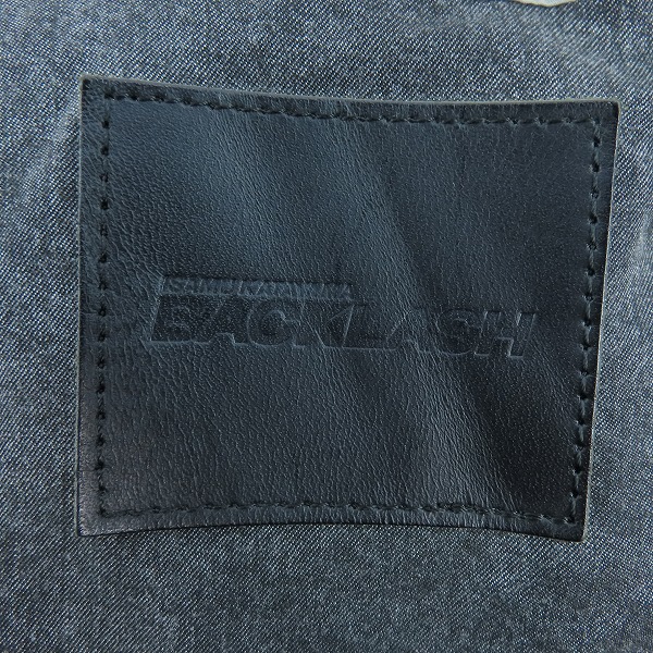 実際に弊社で買取させて頂いたYohji Yamamoto×ISAMU KATAYAMA BACKLASH 19SS ジャパンホース ダブルライダースジャケット HH-Y99-716/2の画像 3枚目