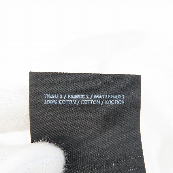 実際に弊社で買取させて頂いた【未使用】BALMAIN/バルマン ロゴ 半袖Tシャツ/Mの画像 5枚目