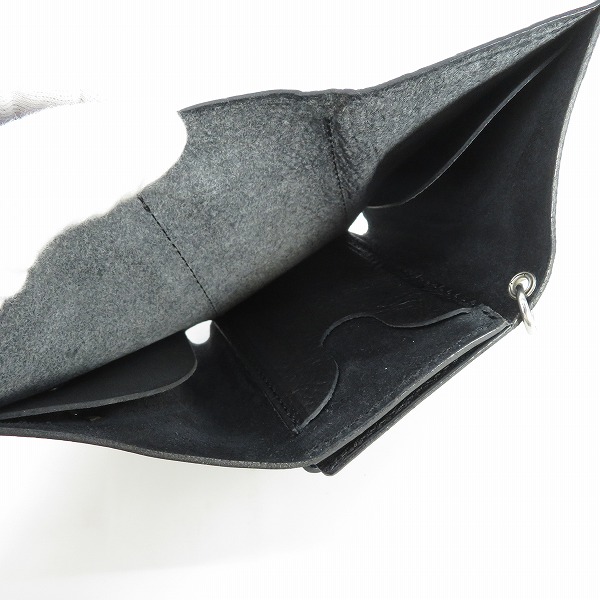 実際に弊社で買取させて頂いたCALEE/キャリー STUDS LEATHER MULTI WALLET/スタッズレザー マルチケースウォレット 3つ折り財布の画像 5枚目