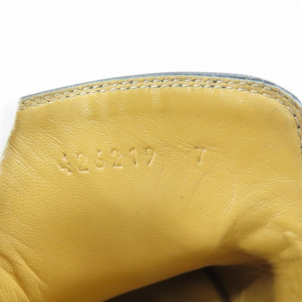 実際に弊社で買取させて頂いたGUCCI/グッチ ホースビット レザー スリッパ 426219/7の画像 5枚目