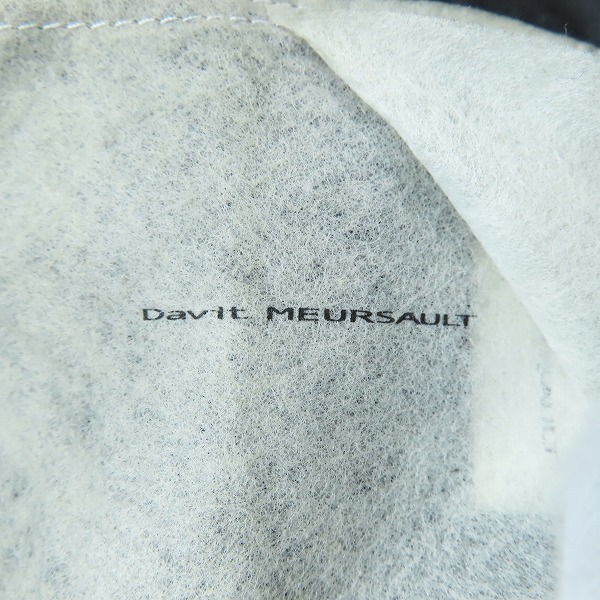 実際に弊社で買取させて頂いたDavit MEURSAULT/ダヴィットモルソー ラム レザー ミリタリージャケット 10-8C-4016/Mの画像 4枚目