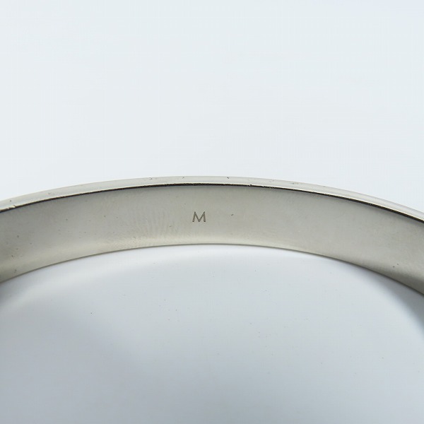 実際に弊社で買取させて頂いたLOUIS VUITTON/ルイヴィトン カフナノグラム ブレスレット  M00250/LE0199/size:Mの画像 8枚目