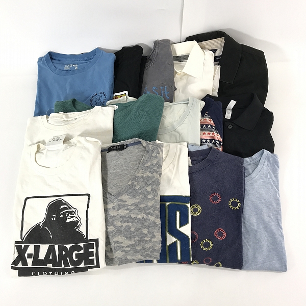 実際に弊社で買取させて頂いた【おまとめ/未使用含む】エポカウォモ/バンズ/エクストララージ 等 Tシャツ/ジップアップジャケット 他