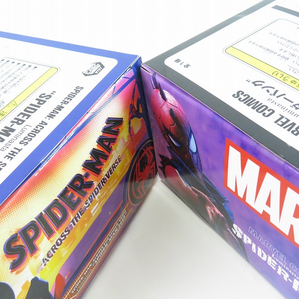 実際に弊社で買取させて頂いた【未開封】SEGA/セガ ACROSS THE SPIDER-VERSE/MARVEL COMICS Luminasta スパイダーマン/グウェン 他 フィギュア 4点セットの画像 8枚目