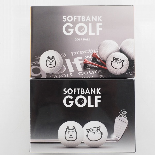 実際に弊社で買取させて頂いた【未使用/オウンネーム】Titleist/タイトリスト PRO V1 ゴルフボール ソフトバンク ホワイト 計1ダース  の画像 2枚目