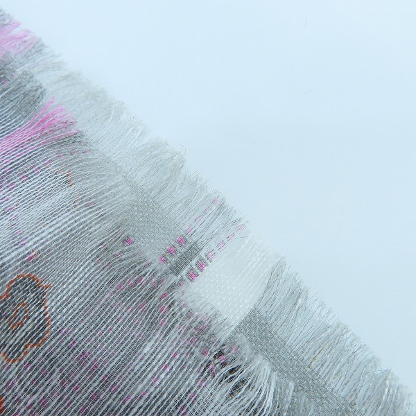 実際に弊社で買取させて頂いたETRO/エトロ 麻/シルク スカーフの画像 4枚目