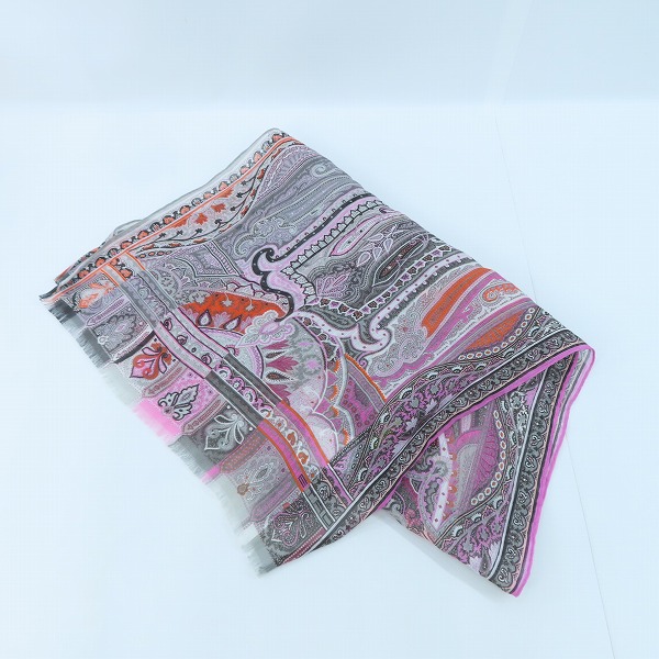 実際に弊社で買取させて頂いたETRO/エトロ 麻/シルク スカーフ