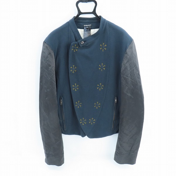 実際に弊社で買取させて頂いたANN DEMEULEMEESTER/アンドゥムルメステール ダブル スウェット切替 ジャケット /S