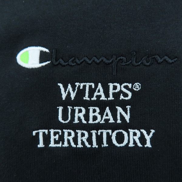 実際に弊社で買取させて頂いたWTAPS × Champion/ダブルタップス×チャンピオン 22AW  ACADEMY / SS ロゴ刺繍 半袖Tシャツ/Lの画像 4枚目