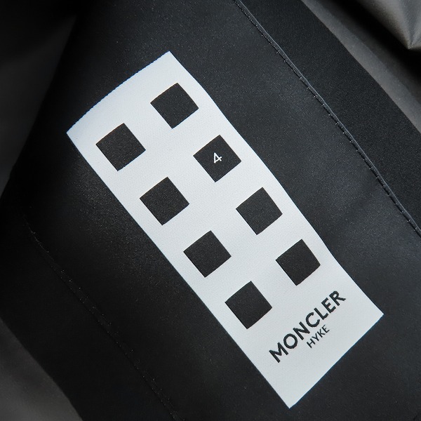 実際に弊社で買取させて頂いた【未使用/JPタグ】MONCLER GENIUS×HYKE/モンクレール×ハイク GORE-TEX INFINIUM RHONESTOCK ジャケット H209K1A00003/0 の画像 7枚目