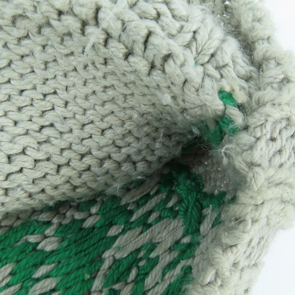 実際に弊社で買取させて頂いたJUNYA WATANABE MAN/ジュンヤワタナベマンノースリーブ ニット ベスト AD2004 WO-N002/Lの画像 5枚目