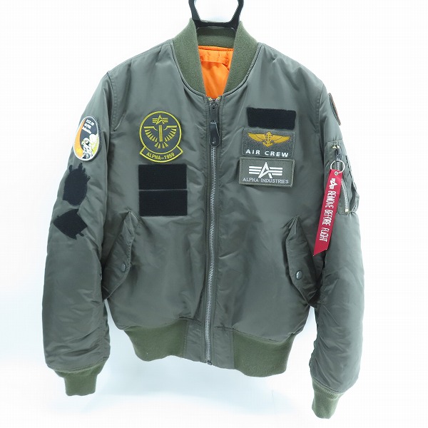 実際に弊社で買取させて頂いたALPHA INDUSTRIES/アルファインダストリーズ ナイロン リバーシブル フライトジャケット 20004-0576/M