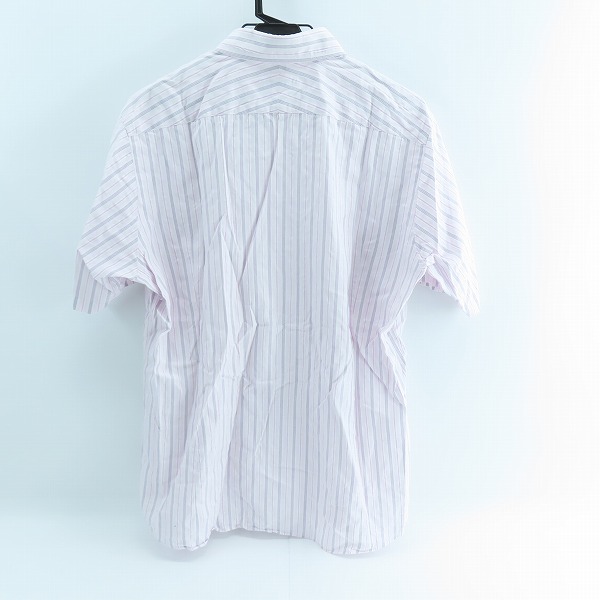 実際に弊社で買取させて頂いたBURBERRY LONDON/バーバリーロンドン ストライプ柄 半袖シャツ A1L48-116-12/Lの画像 1枚目