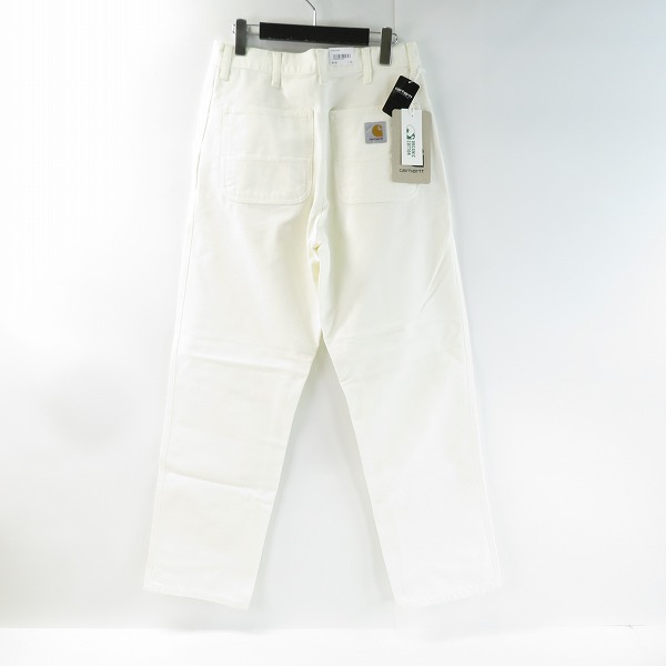 実際に弊社で買取させて頂いた【未使用】Carhartt/カーハート SIMPLE PANT シンプルパンツ ホワイト系/30×32の画像 1枚目