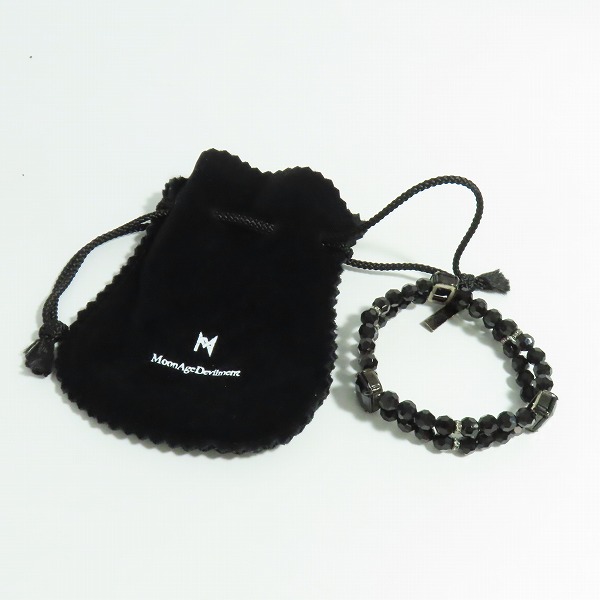 実際に弊社で買取させて頂いたMoonage Devilment/ムーンエイジデビルメント  ダブル  ストーンブレスレットの画像 7枚目