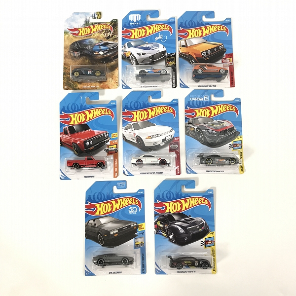 実際に弊社で買取させて頂いた【おまとめ/未開封】Hot Wheels/ホットウィール  DMC DELOREAN/NISSAN SKYLINE GT-R BNR32/16 MERCEDES AMG GT3 他